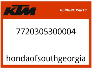 KTM OEM Part 7720305300004 CHAIN SLIDE PART BELOW