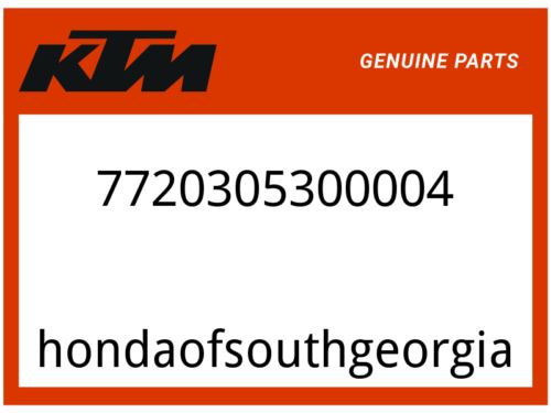 KTM OEM Part 7720305300004 CHAIN SLIDE PART BELOW