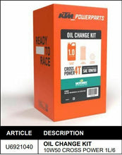 Load image into Gallery viewer, KTM MOTOREX GENUINE OIL CHANGE KIT 250 350 16-26