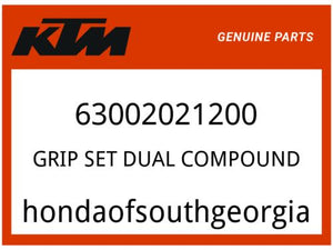 KTM OEM Part 63002021200 GRIP SET DUAL COMPOUND