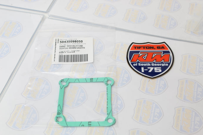 KTM 50430098050 GASKET REED VALVE CASE