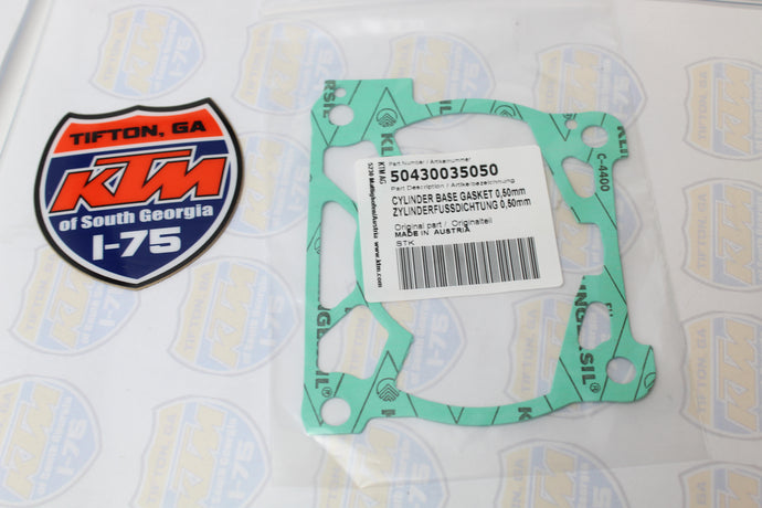 KTM 50430035050 CYLINDER BASE GASKET 0.50MM
