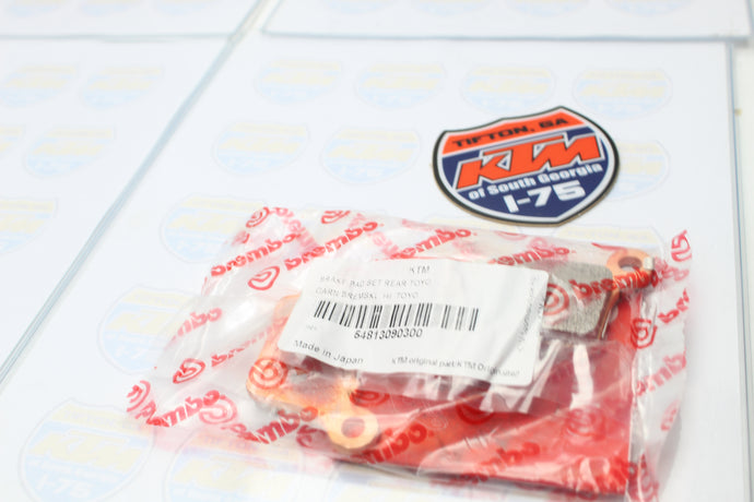 KTM 54813090300 BRAKE PAD SET REAR TOYO