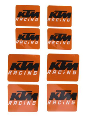 KTM U6951087 WHEEL HUB DECAL KIT 8 PCS.